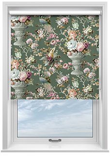 Clarence, Parlour Green - Twist&Fit Roller Blind